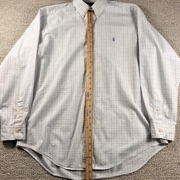 Polo Ralph Lauren Yarmouth Button Down Shirt White Men’s Size 16.5 / Large - Picture 4 of 8